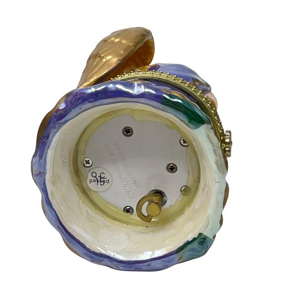 Mr Christmas Music Box Angel Plays Hark The Herald Angels Rotating Angels Inside - Picture 7 of 7